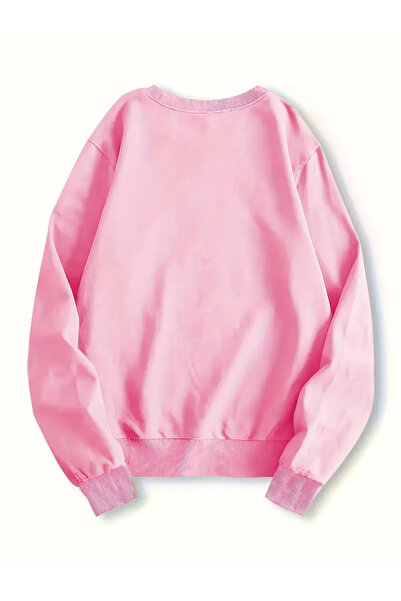 MORNİNG KİDS Lányoknak 3 csomagos KidLife Hearts nyomott mintás, bő nyakú pulóver