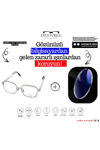 Eyes Force Bluecat Blue Light Protection Glasses 4028