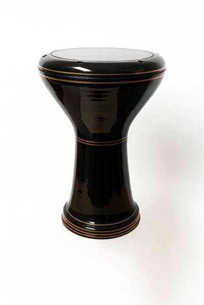 RHYTHM PERCUSSION RHYHTM Siyah BOYALI GOLD ÇİZGİLİ PROFESYONEL DARBUKA