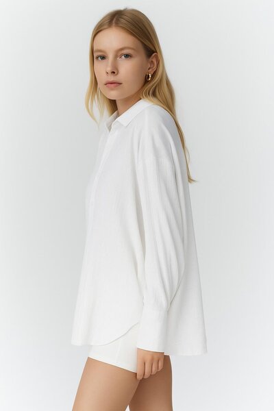 HAKKE Πουκάμισο Durres Oversize