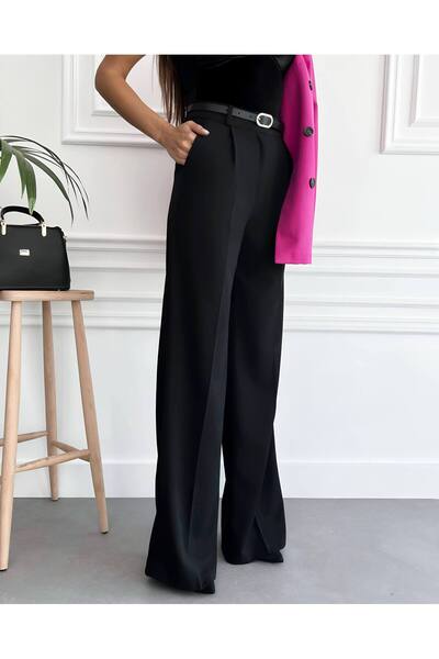 MUG collection Women's High Waist Lycra Palazzo Trousers