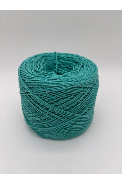 kumasfabrik (200Gr) Cotton Hand Knitting Yarn/Punch Yarn/Motif Yarn/ Amigurimi Yarn-Blueberry