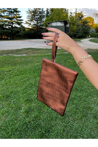 ZUU BAGS Women's Burgundy Clutch Bag Portfolio Handbag