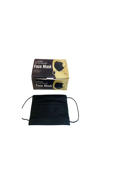 HI-MSK04 -BLACK Face Mask x 60 Boxes