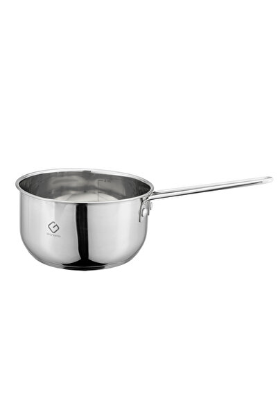 GRÜNBERG Cratiță din oțel inoxidabil, compatibilă cu plita cu inducție, 14 cm...