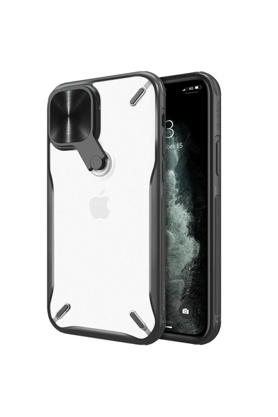 Atlas Husa APPLE iPhone 12 Nillkin Cyclops (Transparent/Negru)