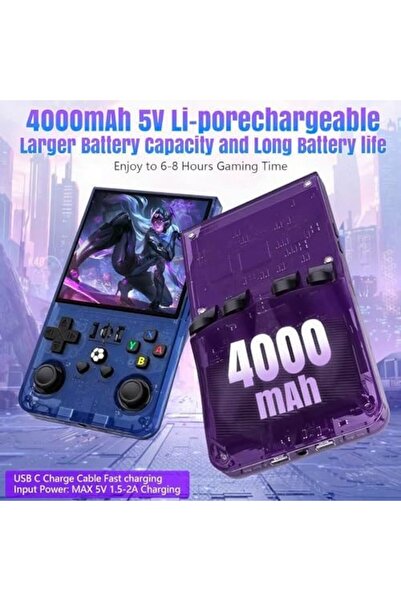 Generic Retro Handheld Game Console, Retro Gaming Console with 18000+ Games 128GB Card, 4 Inch IPS Sc