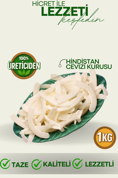 Hicret Kuruyemiş Hindistan Cevizi Kurusu - 1 KG