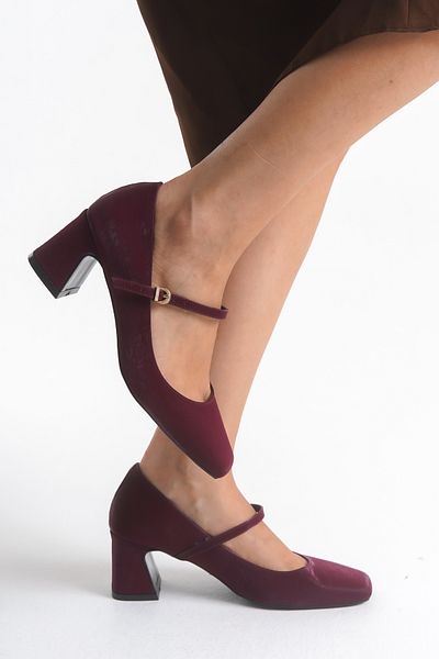 Solo Bag Women's Mary Jane Thick Heeled 5 cm Heeled Shoes