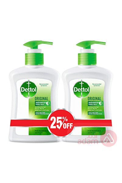 Dettol HD/WSH ORGNL 200ML 2PC 25%OFF