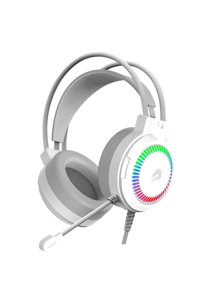 GAMEBOOSTER H02W Hammer Beyaz RGB Streo Gaming Kulaklık