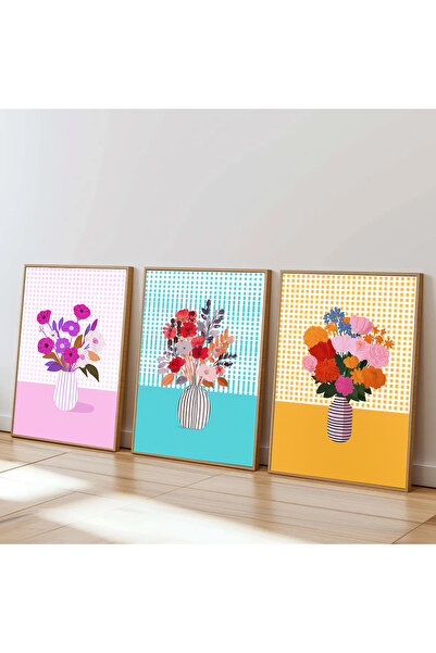 Dekorsiahome Σετ τραπεζιού κουζίνας σαλονιού 3 τεμαχίων με ξύλινο σκελετό SET...