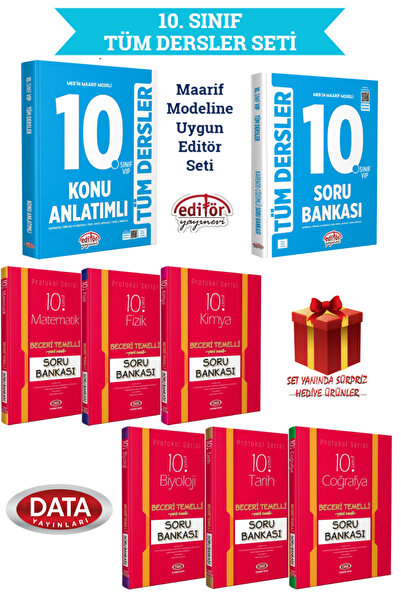 Editör Yayınevi 10. Sınıf Maarif Modeline Uygun Tüm Dersler Konu Anlatımı+ So...