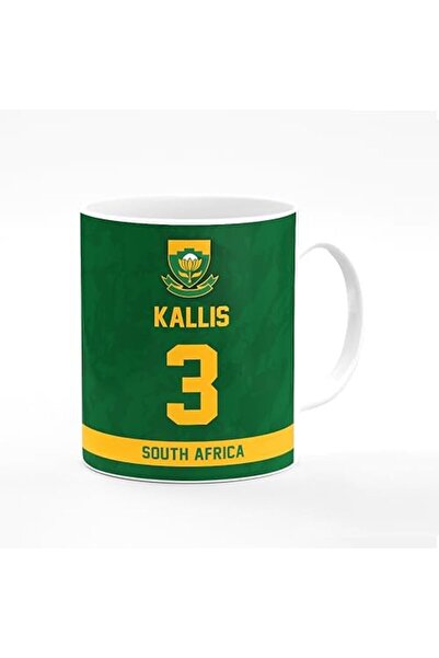 Stylizedd Designer Printed Coffee Mug - Cricket Player Jacques Kallis, Jersey Number 3