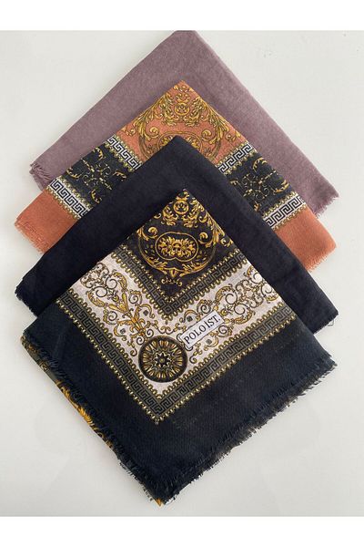poloist 4 Mixed Patterned Cheesecloth Writing