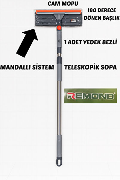 Remond TELESKOPİK CAM MOPU