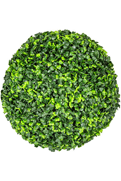 Herdekora Yapay Yonca Şimşir Top Dış Mekan Uyumlu 35 Cm. (2 Adet Yarım Top) U...