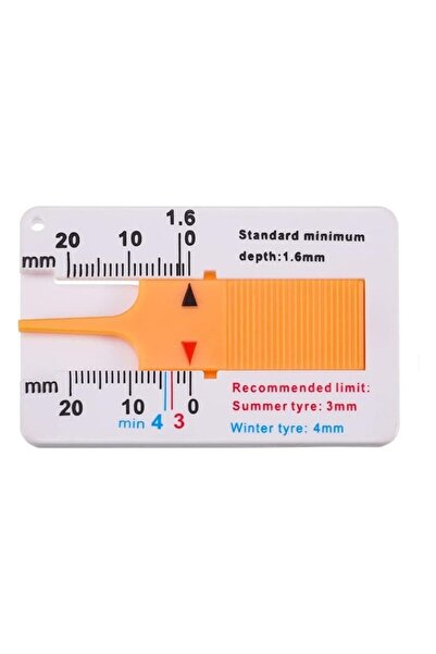 General Store Indicator pentru Adancimea Benzii de Rulare a Anvelopei, ABS, Interval Masurare 0-20mm