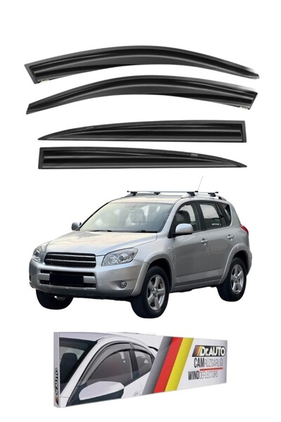 Autovia Toyota Rav 4 2006-2012 Arası Cam Rüzgarlığı 4lü