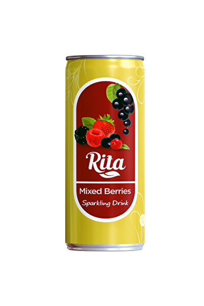 Rita مشروب غازي بالتوت المشكل، علبة، 240 مل