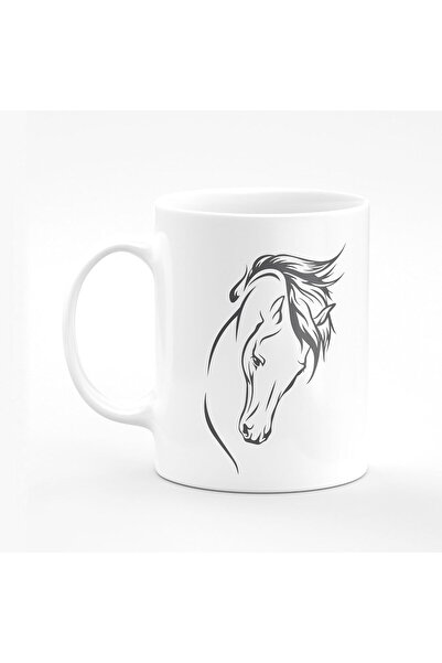 Stylizedd كوب قهوة مطبوع عليه تصميم خاص بمقبض متين، 11 أونصة، أكواب سيراميك ل...