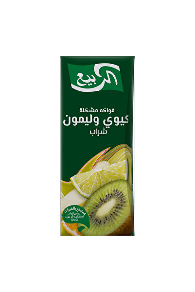 Al Rabie Lime And Kiwi Premium Drink, 185 ml
