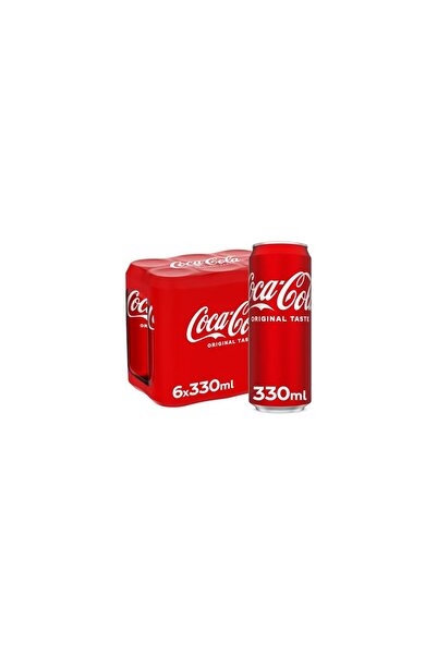 Coca-Cola مشروب غازي بطعم أصلي، علبة 355 مل، عبوة من 6 قطع