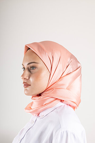 Akel Plain Crystal Fabric Scarf - Non-Slip, Stylish, Tok Standing |   Daily & Evening Dress Compatible