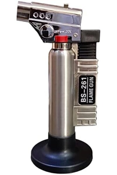 Alsaqer YY YITIKA Cigar Torch Lighter, Windproof Single Torch Refillable Butane Gas Lighter, Adjustable Flam