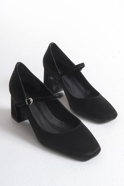 Solo Bag Women's Mary Jane Thick Heeled 5 cm Heeled Shoes