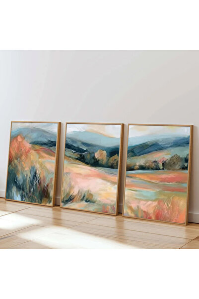 Dekorsiahome Σετ τραπεζιού κουζίνας σαλονιού 3 τεμαχίων με ξύλινο σκελετό SET...