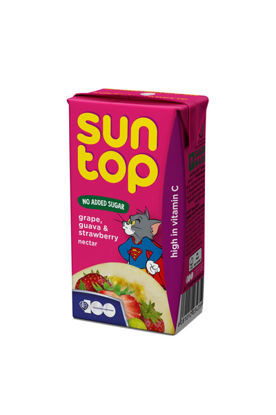 SunTop نكتار العنب والجوافة من صن توب، 125 مل