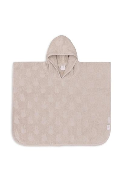 Jollein Halat de Baie tip Poncho din Bumbac Miffy Nougat