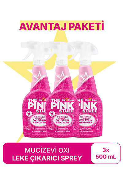 ThePinkStuff The Pink Stuff Mucizevi Oxi Leke Çıkarıcı Sprey Avantaj Paket 3x...