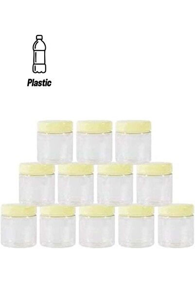 Generic Alsaqer Plastic Spice Storage Pet Jar with Lid 12-Pieces Set, Sunpet ...