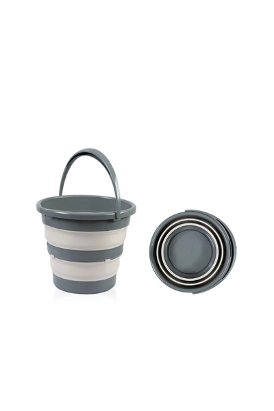 Babyjem Găleată pliabilă pentru baie pentru bebeluși, antracit