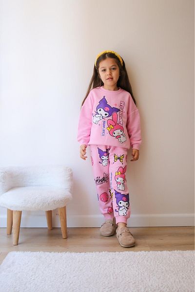 öykümgaleria Girl's Seasonal Top and Bottom Set