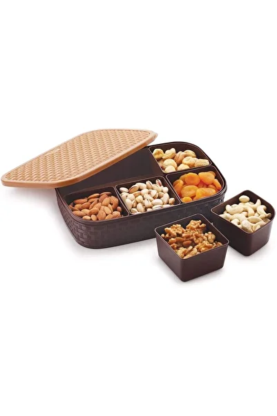 Generic NAKODA Gemini Spice or Dry fruit Container Assorted Colors