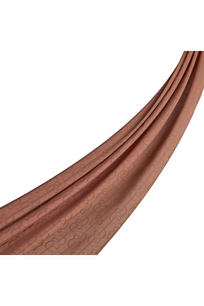 ipekevi Four Seasons Copper Ie Monogram Shawl