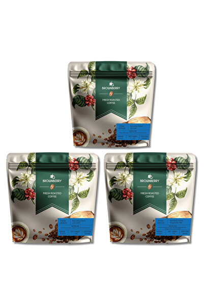 Brownberry Etiyopya 3'lü Kahve Deneme Seti 3 x 250 Gr