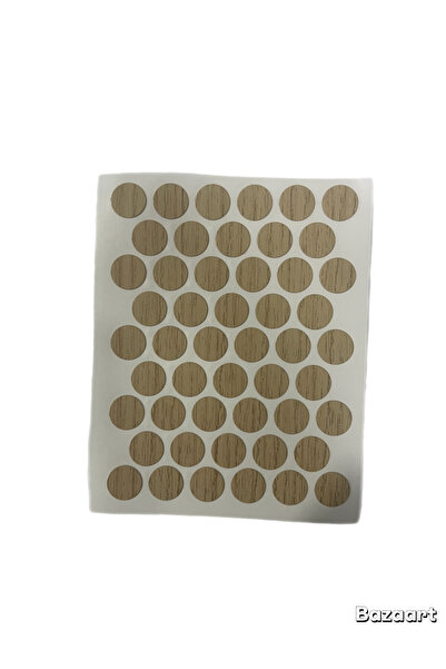 KarapolatYapı Yapışkanlı Vida Gizleme Yapıştırma Vida Tapası Meşe