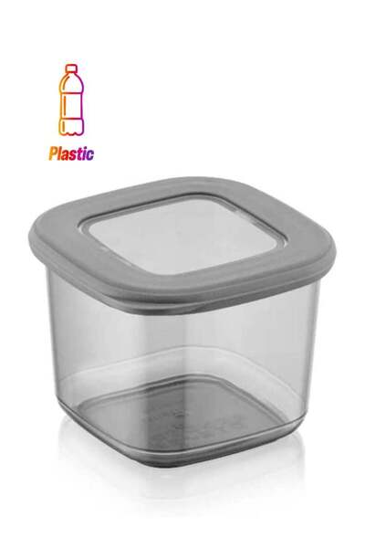 Generic Orchid Foly Life Plastic Storage Container With Lid 550Ml