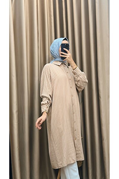 MERVE TESETTÜR Ριγέ Αραβοϊκό Τουνίκ