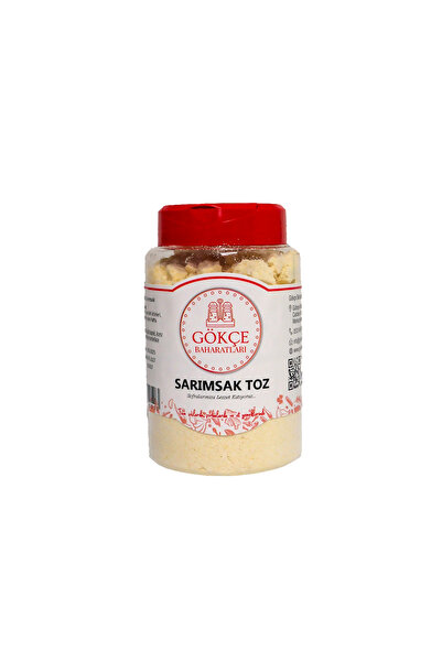 GÖKÇE BAHARATLARII SARIMSAK TOZ 350 gr GÖKÇE BAHARATLARI çift taraflı kapak
