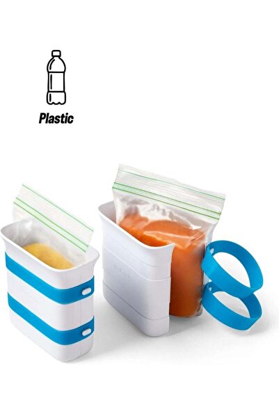 Generic YouCopia FreezeUp Freezer Food Block Maker, 2 Cup, 2-Pack, Meal Prep ...