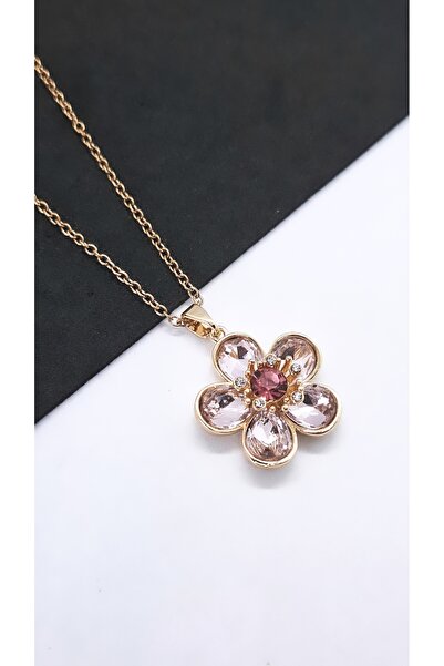 Serenity قلادة من الفولاذ على شكل زهرة Ldylia