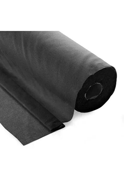 TELASTAR Tela Yapışkan Tela Şifon Tela - En 150 *100 Şifon Tela Siyah 1MT Ütüyle Yapışan A++ Kalite