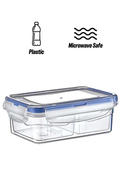 Generic 2 Compartment Air Tight Leakproof Storage Box Container 400ml