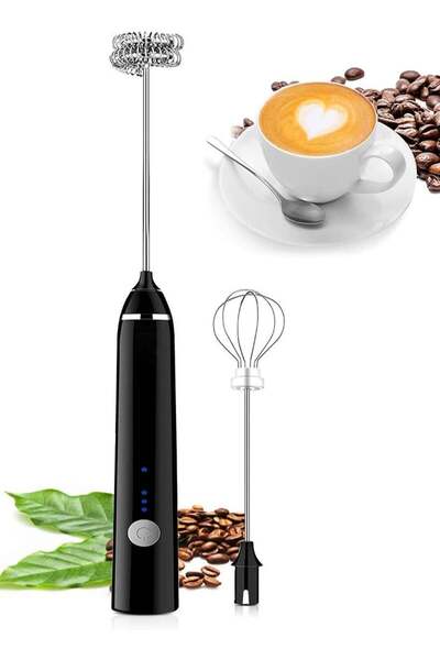 Generic ELTRAZONE Handheld 3 In 1; Electric Foam Maker, Egg Beater, Drink Mixer. USB Rechargeable, Mini Ble