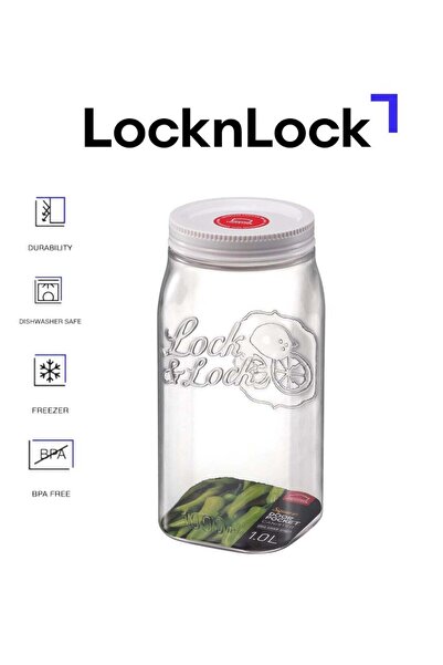 Generic LOCK & LOCK LocknLock 1L Door Pocket Canister â€“ BPA-Free Food Container with Silicone Seal for Fr